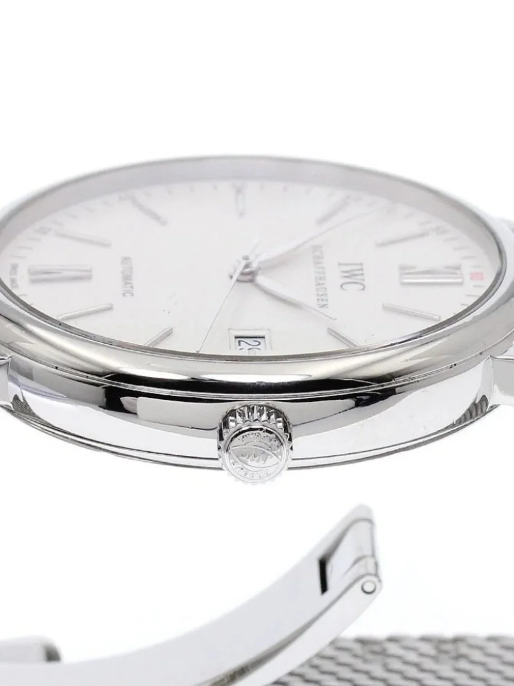 IWC SCHAFFHAUSEN Portofino IW356505 Date Silver Dial Automatic Men's_883524